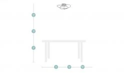 KHG LED-Deckenleuchte, chrom -Innenleuchten Verkaufsladen 10687565 3 202106101245