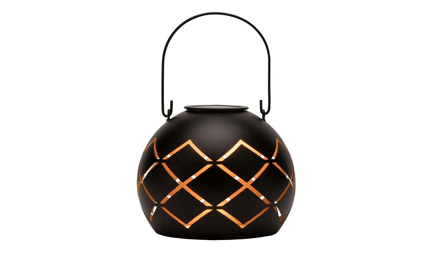 Solar-Tischleuchte, schwarz Metall 2 Solar-Tischleuchte, schwarz Metall – Bild 2