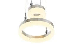 Meisterleuchten LED-Pendelleuchte, 2-flammig, nickel matt