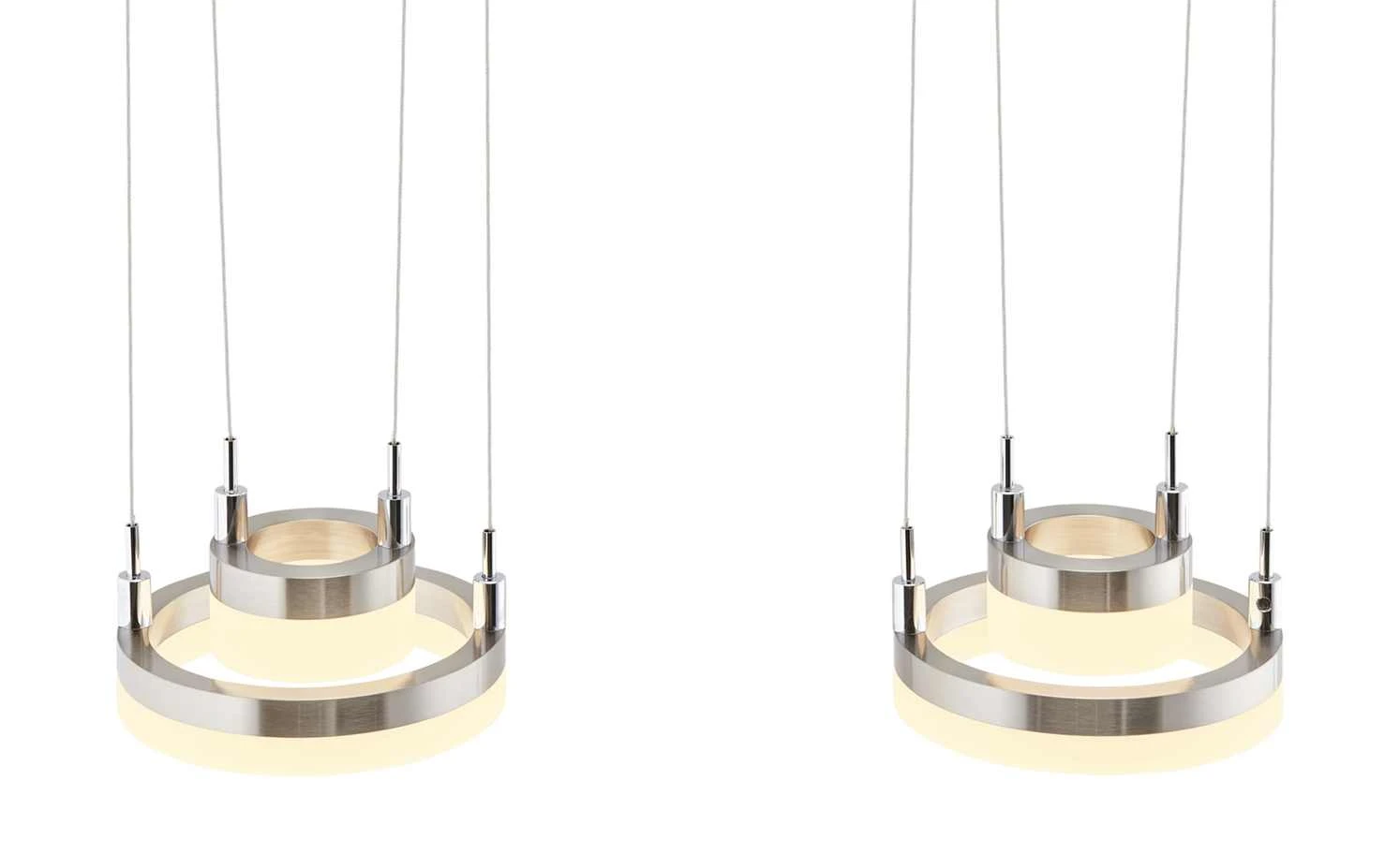 Meisterleuchten LED-Pendelleuchte, 4-flammig, nickel matt 5 Meisterleuchten LED-Pendelleuchte, 4-flammig, nickel matt – Bild 5