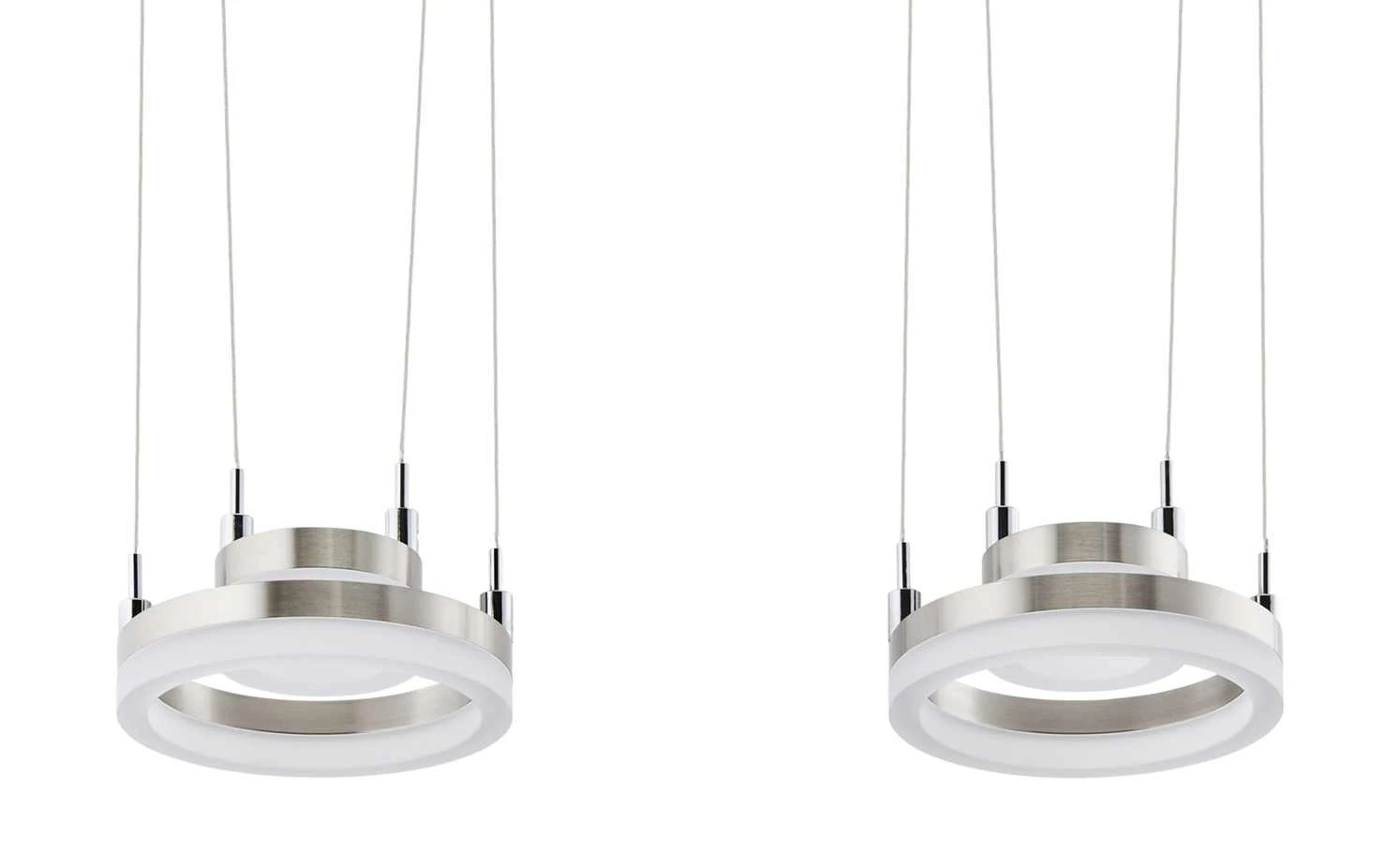 Meisterleuchten LED-Pendelleuchte, 4-flammig, nickel matt 7 Meisterleuchten LED-Pendelleuchte, 4-flammig, nickel matt – Bild 7