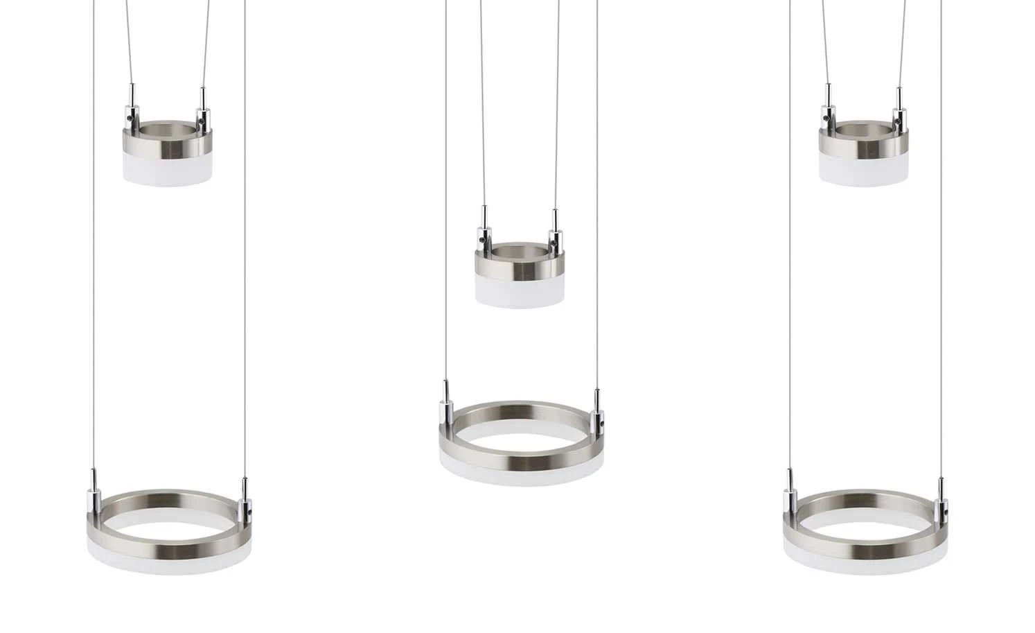 Meisterleuchten LED-Pendelleuchte, 6-flammig, nickel matt 10 Meisterleuchten LED-Pendelleuchte, 6-flammig, nickel matt – Bild 10