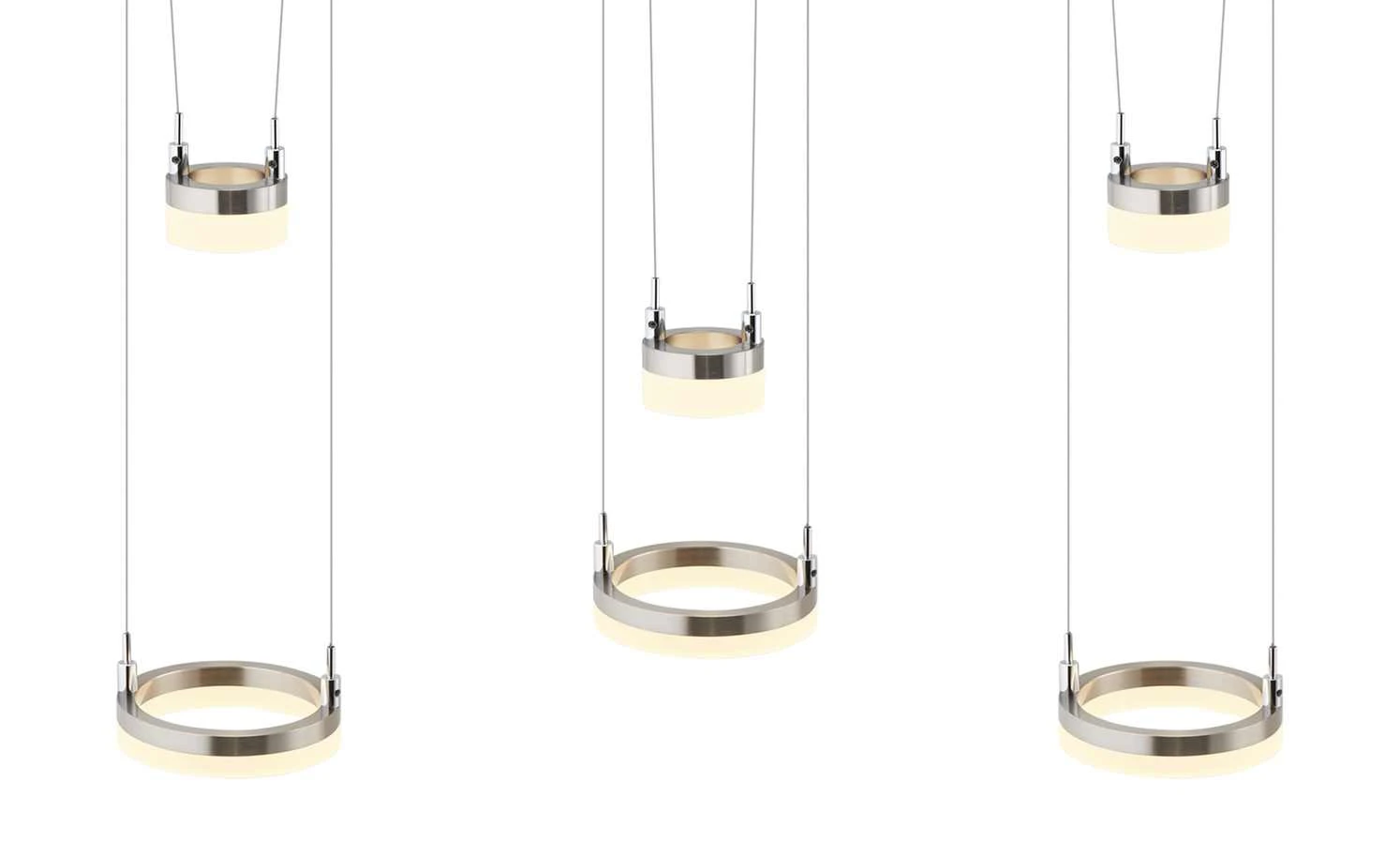 Meisterleuchten LED-Pendelleuchte, 6-flammig, nickel matt 11 Meisterleuchten LED-Pendelleuchte, 6-flammig, nickel matt – Bild 11