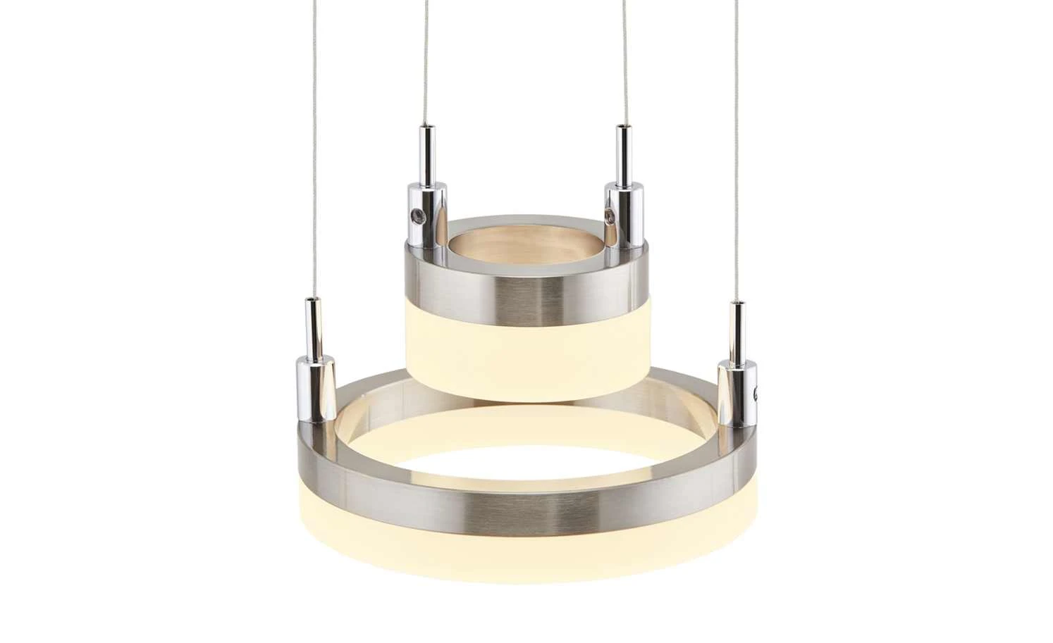 Meisterleuchten LED-Pendelleuchte, 6-flammig, nickel matt 2 Meisterleuchten LED-Pendelleuchte, 6-flammig, nickel matt – Bild 2