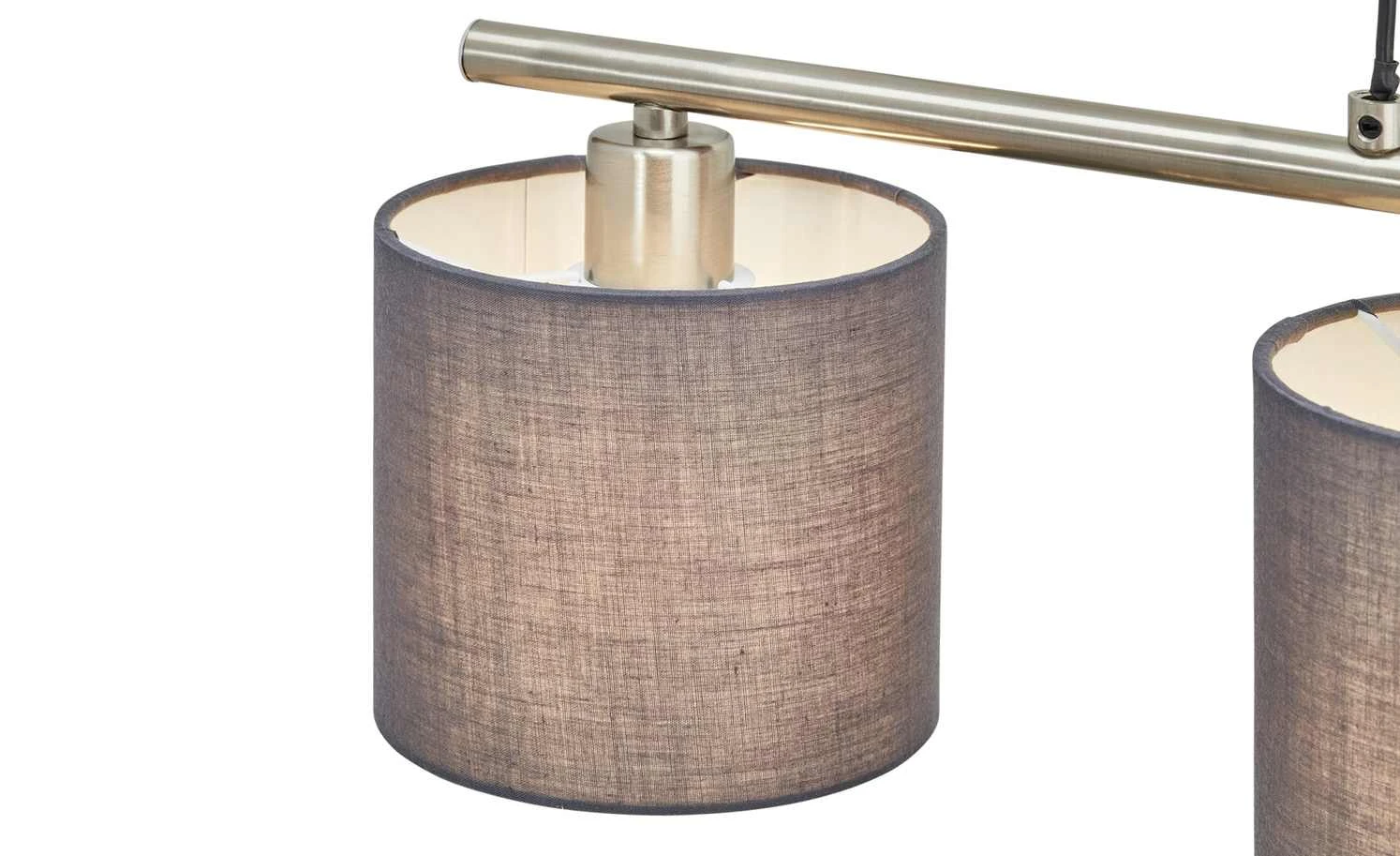 Trio Pendelleuchte, 4-flammig, Stoffschirm 4 Trio Pendelleuchte, 4-flammig, Stoffschirm – Bild 4