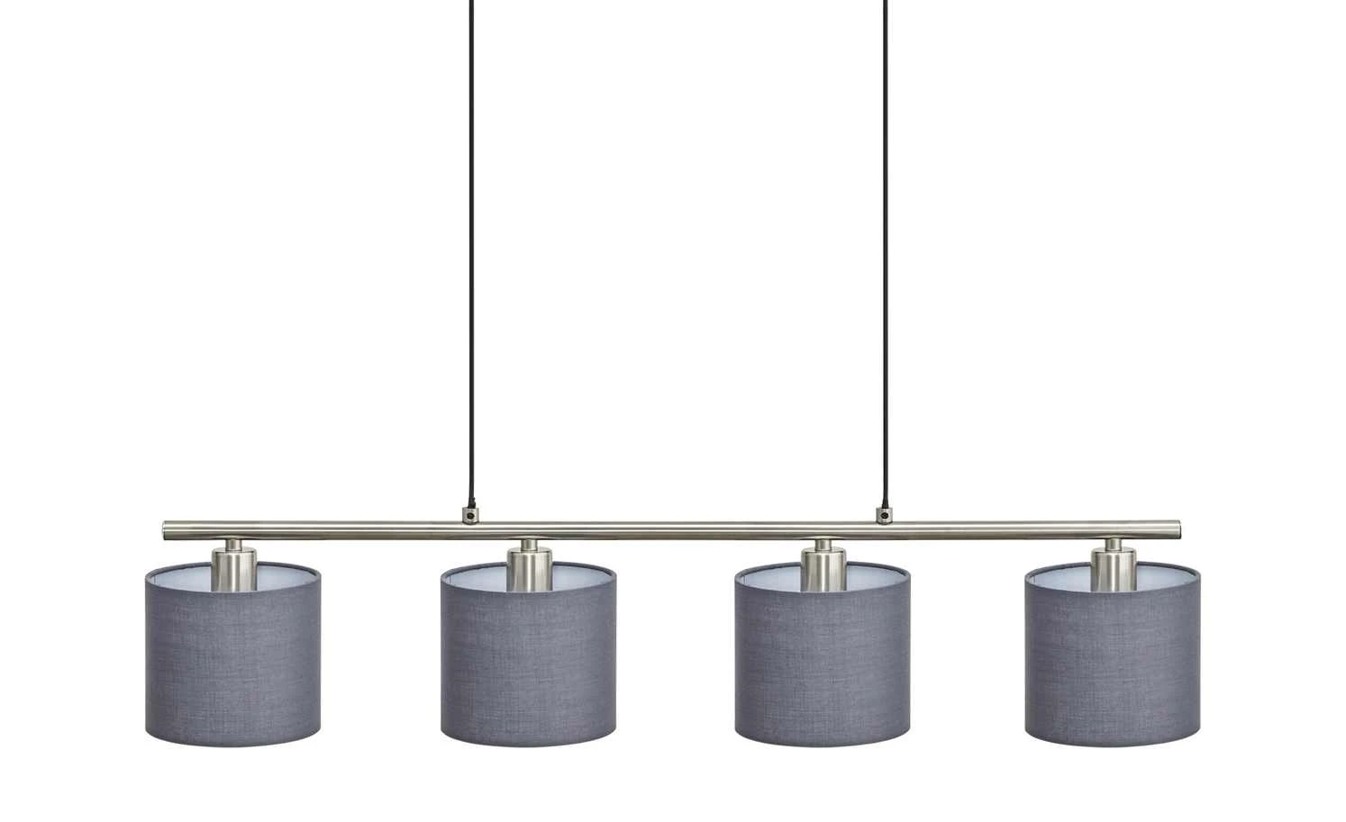 Trio Pendelleuchte, 4-flammig, Stoffschirm 3 Trio Pendelleuchte, 4-flammig, Stoffschirm – Bild 3