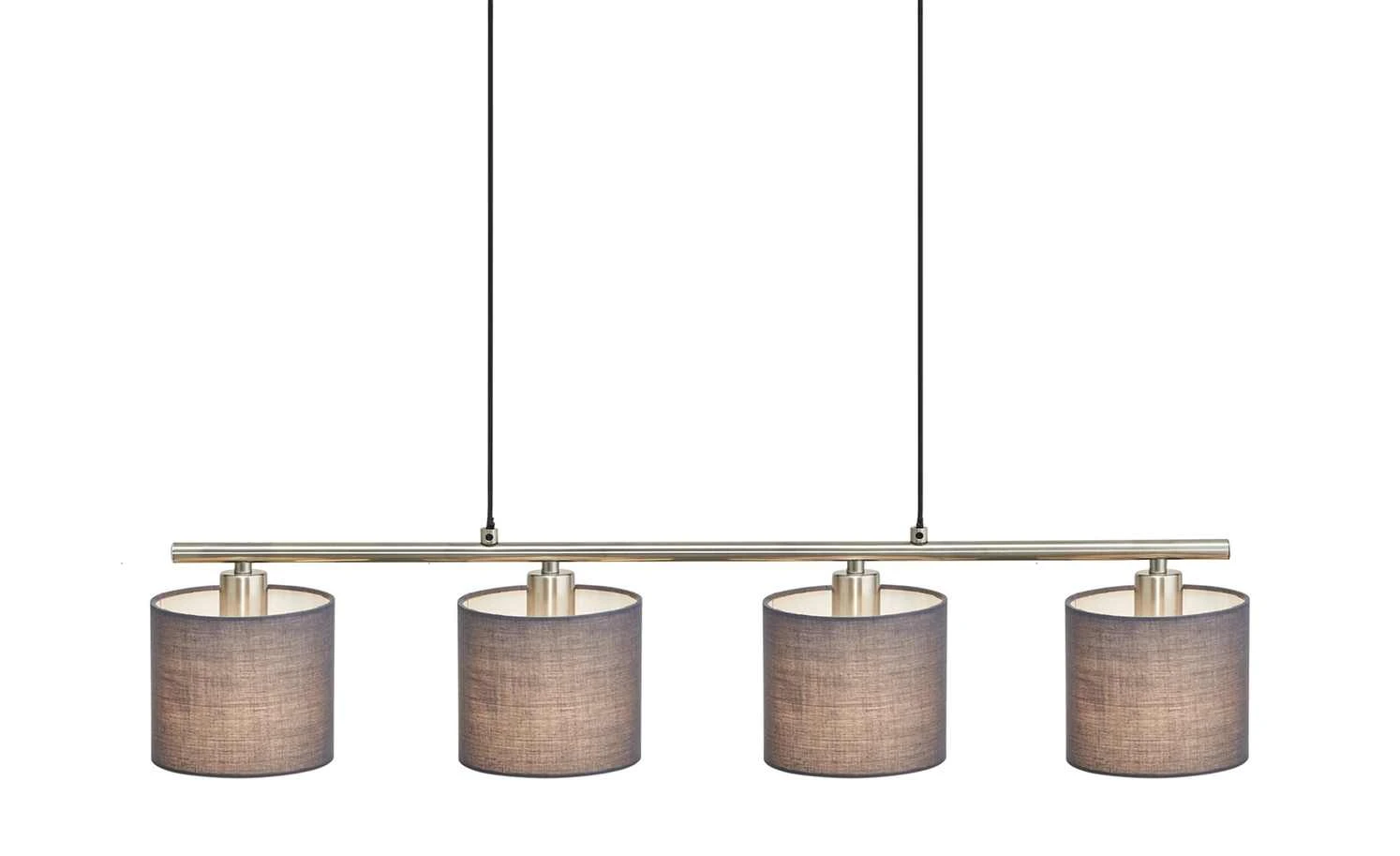 Trio Pendelleuchte, 4-flammig, Stoffschirm 8 Trio Pendelleuchte, 4-flammig, Stoffschirm – Bild 8