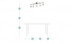 Trio Deckenleuchte, 5-flammig Stoffschirme weiß -Innenleuchten Verkaufsladen 10688093 1 202002252238