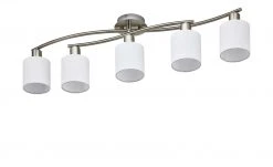 Trio Deckenleuchte, 5-flammig Stoffschirme weiß -Innenleuchten Verkaufsladen 10688093 5 201811271553