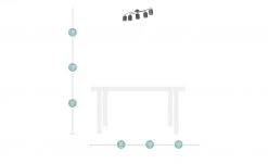 Trio Deckenleuchte, 5-flammig Stoffschirme grau -Innenleuchten Verkaufsladen 10688094 5 202002252238