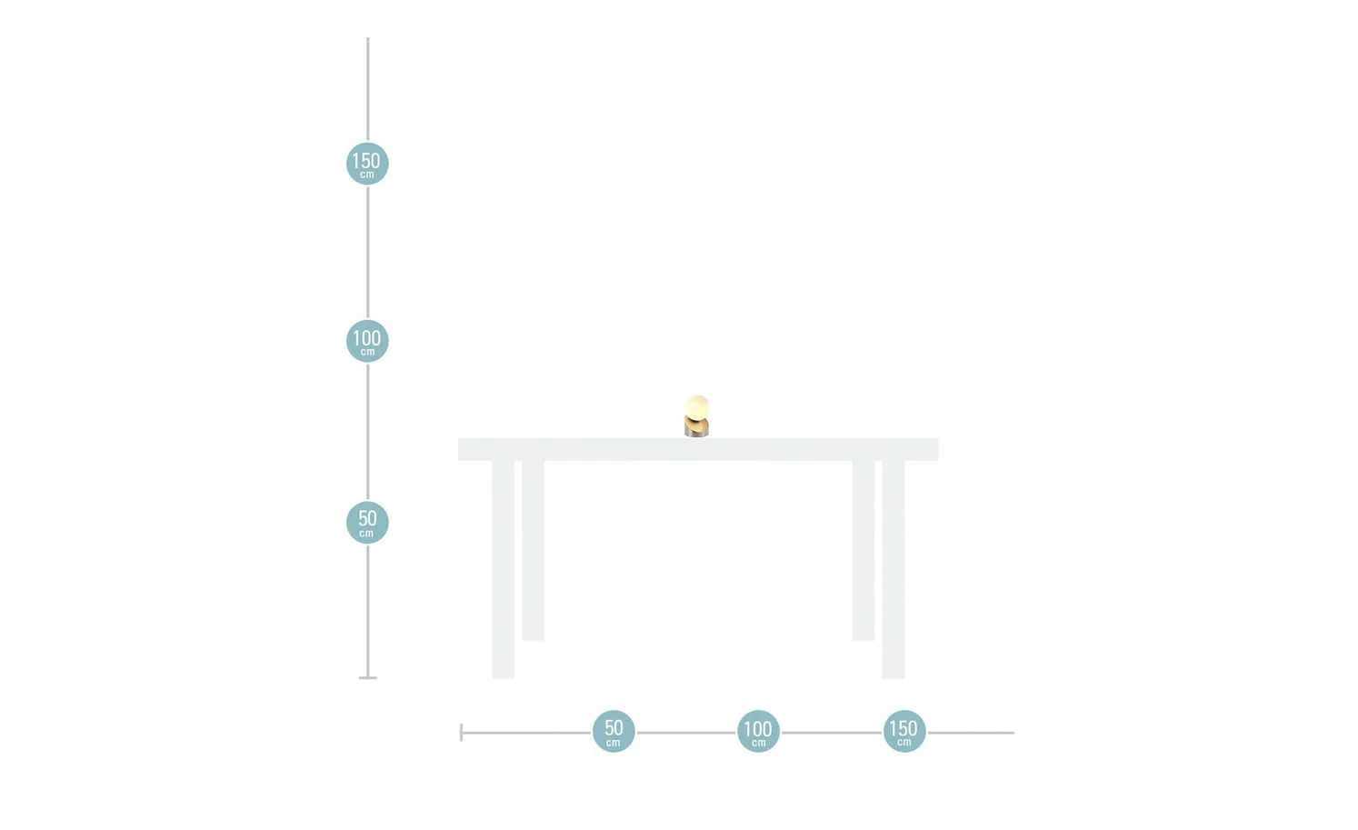 Tischleuchte, nickel matt mit Touchschalter 3 Tischleuchte, nickel matt mit Touchschalter – Bild 3