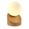 Tischleuchte, Holzoptik mit Touchschalter
