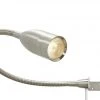 Fischer-Honsel LED-Bettleuchte, 1-flammig, Nickel matt