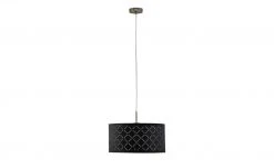 Stoffpendelleuchte, 1-flammig, Schirm grau/silber -Innenleuchten Verkaufsladen 10688601 2 201906052231