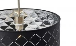 Stoffpendelleuchte, 1-flammig, Schirm grau/silber -Innenleuchten Verkaufsladen 10688601 3 201906052231