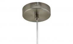 Stoffpendelleuchte, 1-flammig, Schirm grau/silber -Innenleuchten Verkaufsladen 10688601 4 201906052231