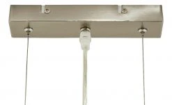 Stoffpendelleuchte, 3-flammig, Schirm grau/silber -Innenleuchten Verkaufsladen 10688602 3 201906051425