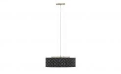 Stoffpendelleuchte, 3-flammig, Schirm grau/silber -Innenleuchten Verkaufsladen 10688602 9 201906051425