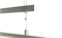 Fischer-Honsel LED-Pendelleuchte, Nickel-matt, Glas satiniert -Innenleuchten Verkaufsladen 10688605 12 202202242232