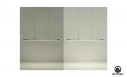 Fischer-Honsel LED-Pendelleuchte, Nickel-matt, Glas satiniert