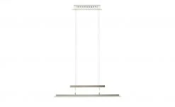 Fischer-Honsel LED-Pendelleuchte, Nickel-matt, Glas satiniert -Innenleuchten Verkaufsladen 10688605 6 202109171234