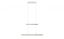 Fischer-Honsel LED-Pendelleuchte, Nickel-matt, Glas satiniert -Innenleuchten Verkaufsladen 10688605 7 202109171234