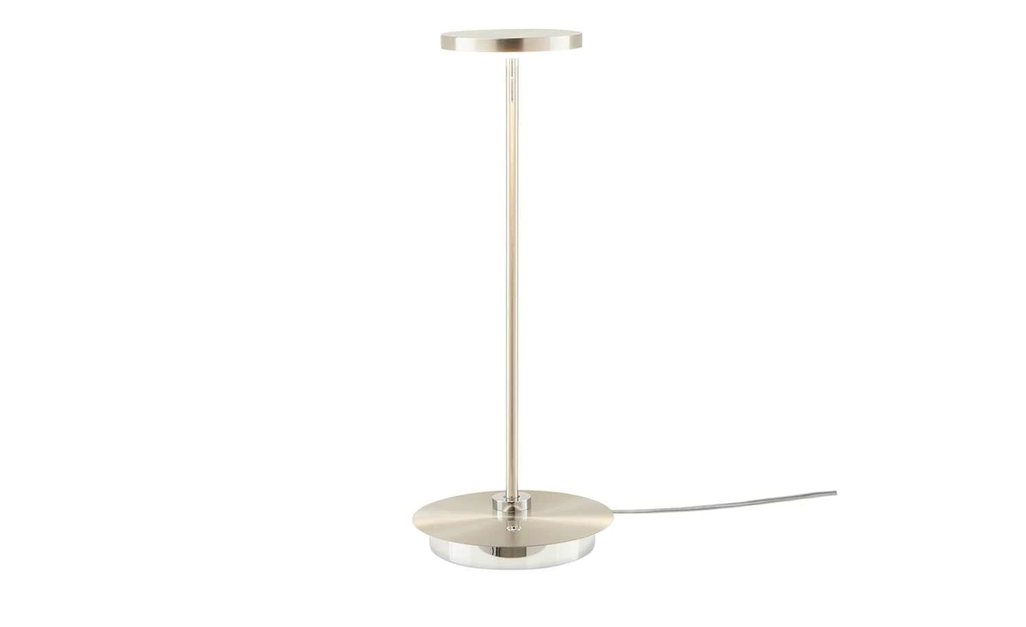 B-Leuchten LED-Tischeuchte, 1-flammig, Nickel matt 4 B-Leuchten LED-Tischeuchte, 1-flammig, Nickel matt – Bild 4