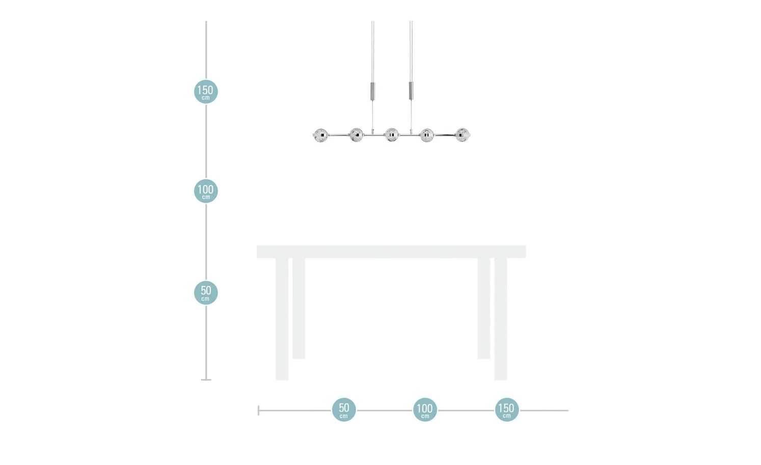 Paul Sommerkamp Leuchten LED-Pendelleuchte mit Acrylkugeln 10 Paul Sommerkamp Leuchten LED-Pendelleuchte mit Acrylkugeln – Bild 10