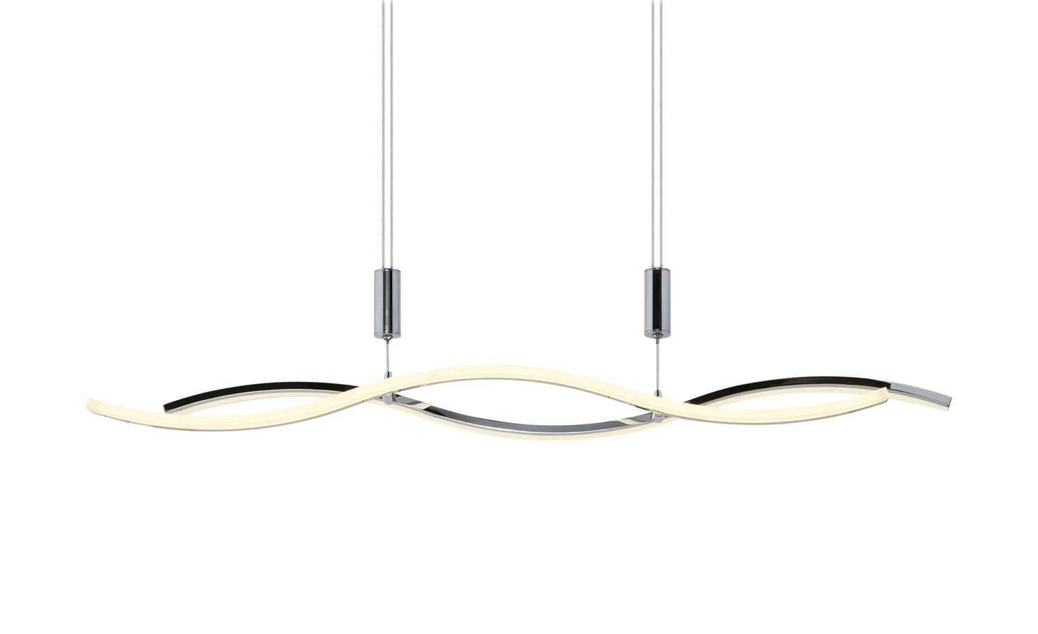 KHG LED-Pendelleuchte, chrom `Wavy´ 9 KHG LED-Pendelleuchte, chrom `Wavy´ – Bild 9