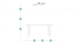 Paul Sommerkamp Leuchten LED-Deckenlechte, chrom `4 Ringe´ -Innenleuchten Verkaufsladen 10688952 6 202002212233