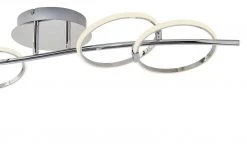 Paul Sommerkamp Leuchten LED-Deckenlechte, chrom `4 Ringe´ -Innenleuchten Verkaufsladen 10688952 7 202106101245