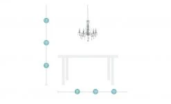 HOME STORY Kronleuchter, 5-flammig, mit Glasbehang -Innenleuchten Verkaufsladen 10689049 7 202106101245