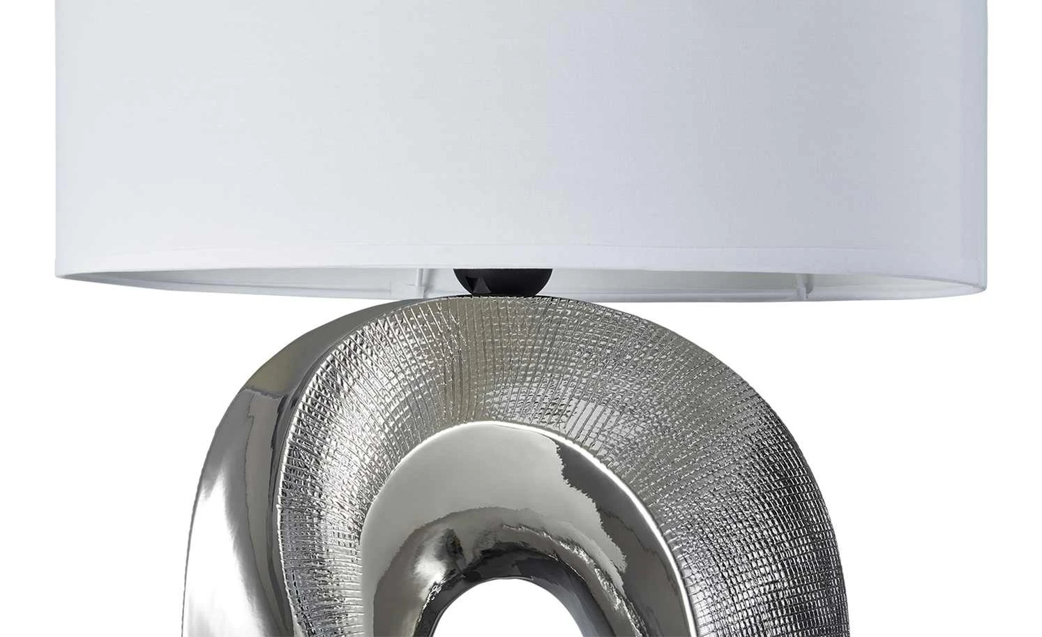 KHG Tischleuchte, Stoffschirm oval 3 KHG Tischleuchte, Stoffschirm oval – Bild 3