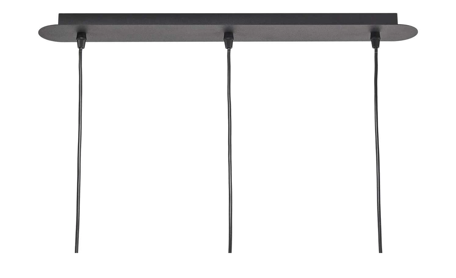 Pendelleuchte, 3-flammig, schwarz 4 Pendelleuchte, 3-flammig, schwarz – Bild 4