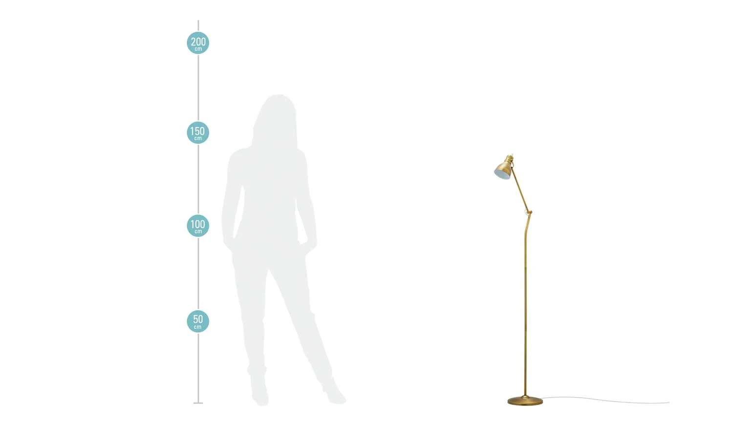 Trio Stehleuchte, 1-flammig | Messing brüniert 8 Trio Stehleuchte, 1-flammig | Messing brüniert – Bild 8