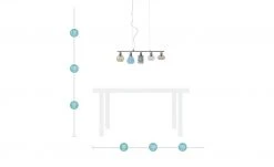 Pendelleuchte, 5-flammig mit verschiedenen Schirmen -Innenleuchten Verkaufsladen 10689290 6 201901221131