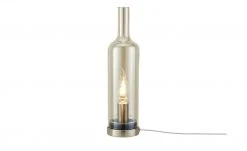 Glastischleuchte in Flaschenform