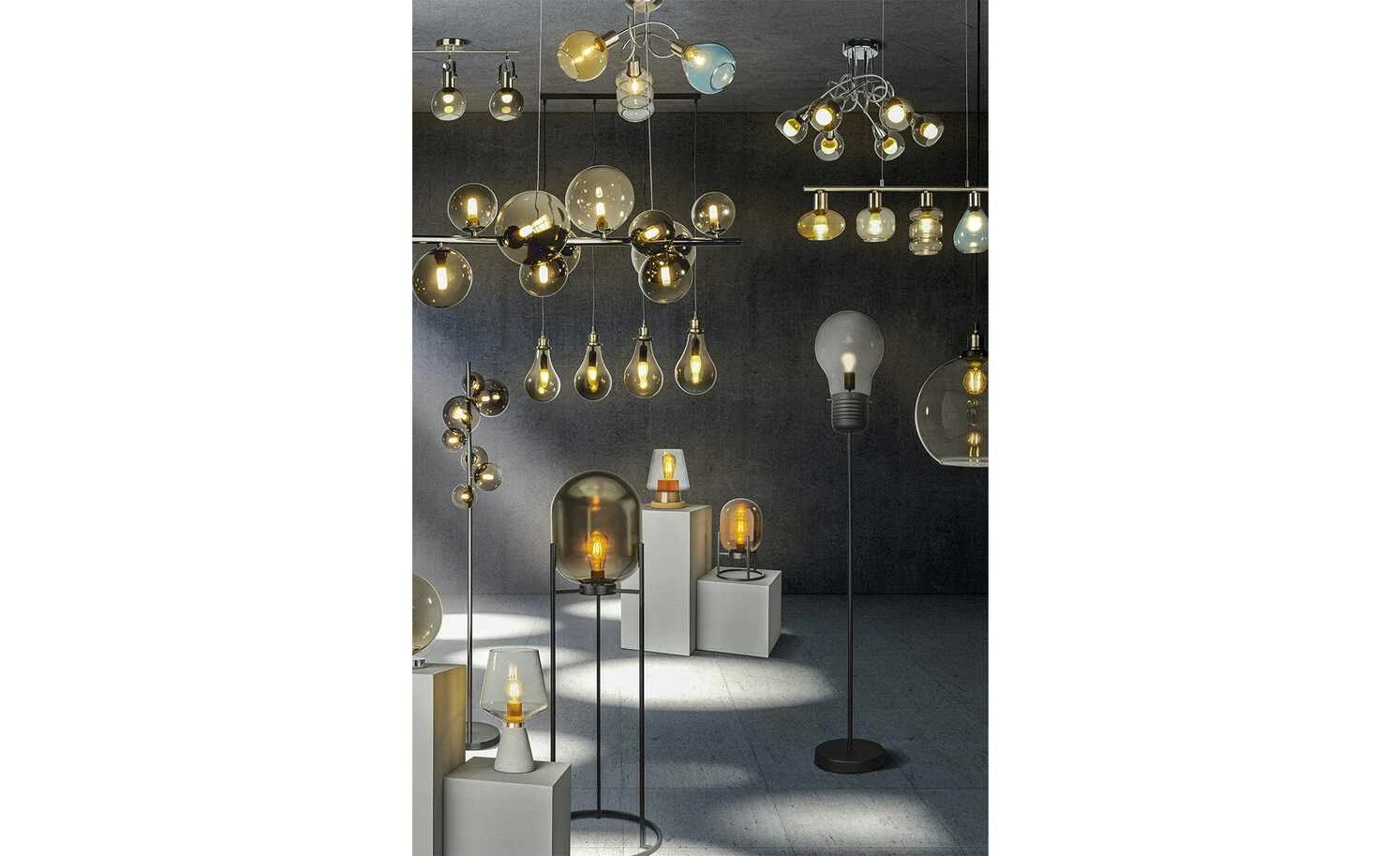 HOME STORY Pendelleuchte, 4-flammig 1 HOME STORY Pendelleuchte, 4-flammig