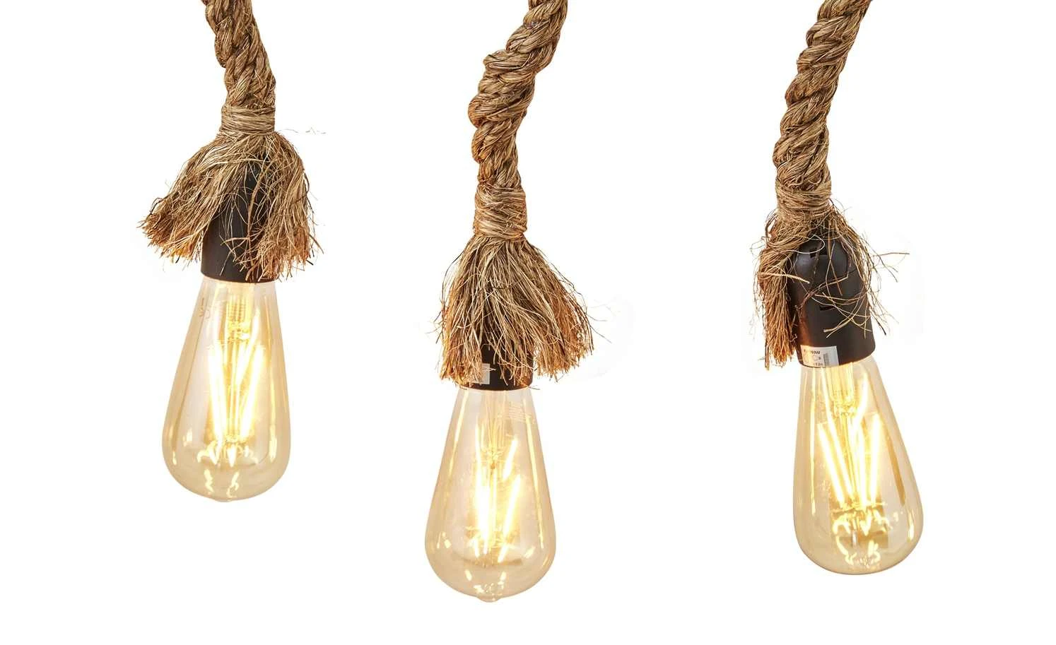 HOME STORY Pendelleuchte, 5-flammig, Bambus 2 HOME STORY Pendelleuchte, 5-flammig, Bambus – Bild 2