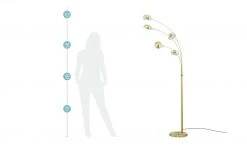 HOME STORY Bogenleuchte, 5-flammig, Messing-matt 27 HOME STORY Bogenleuchte, 5-flammig, Messing-matt -Innenleuchten Verkaufsladen 10689434 4 202204191232