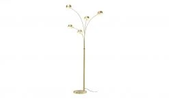 HOME STORY Bogenleuchte, 5-flammig, Messing-matt 21 HOME STORY Bogenleuchte, 5-flammig, Messing-matt -Innenleuchten Verkaufsladen 10689434 9 202204191232