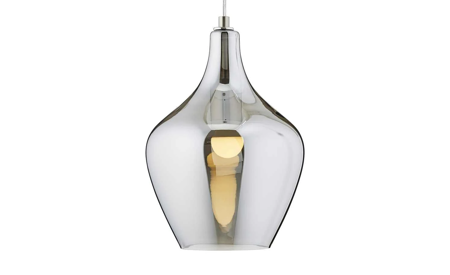 Pendelleuchte, 1-flammig mit Rauchglas 5 Pendelleuchte, 1-flammig mit Rauchglas – Bild 5