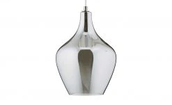 Pendelleuchte, 1-flammig mit Rauchglas