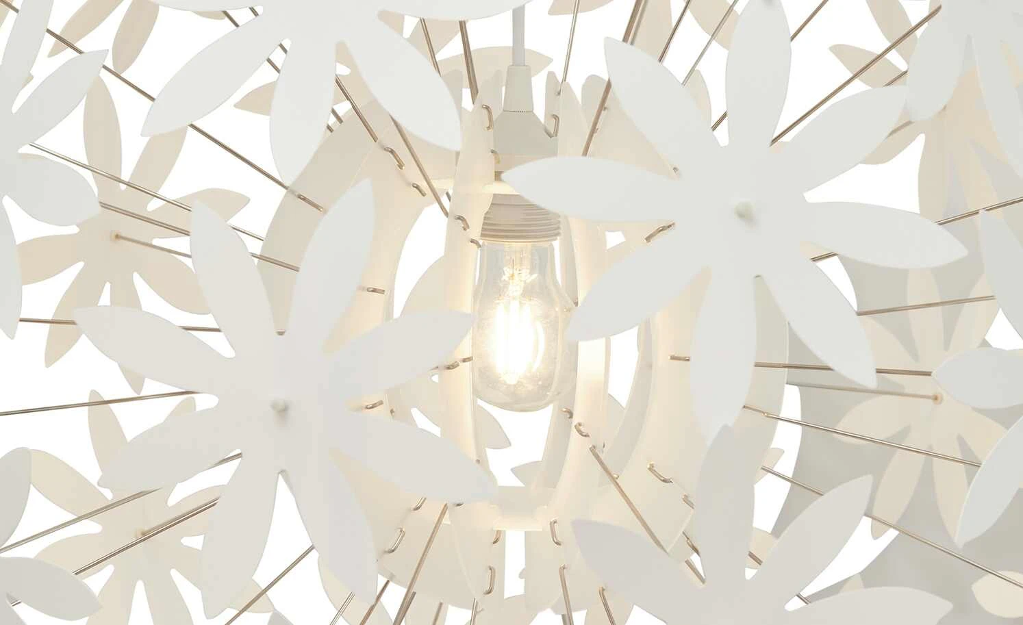 Pendelleuchte, 1-flammig, weiß 4 Pendelleuchte, 1-flammig, weiß – Bild 4