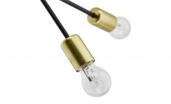 Wofi Pendelleuchte, 6-flammig, schwarz / goldfarben -Innenleuchten Verkaufsladen 10689698 7 202103021436