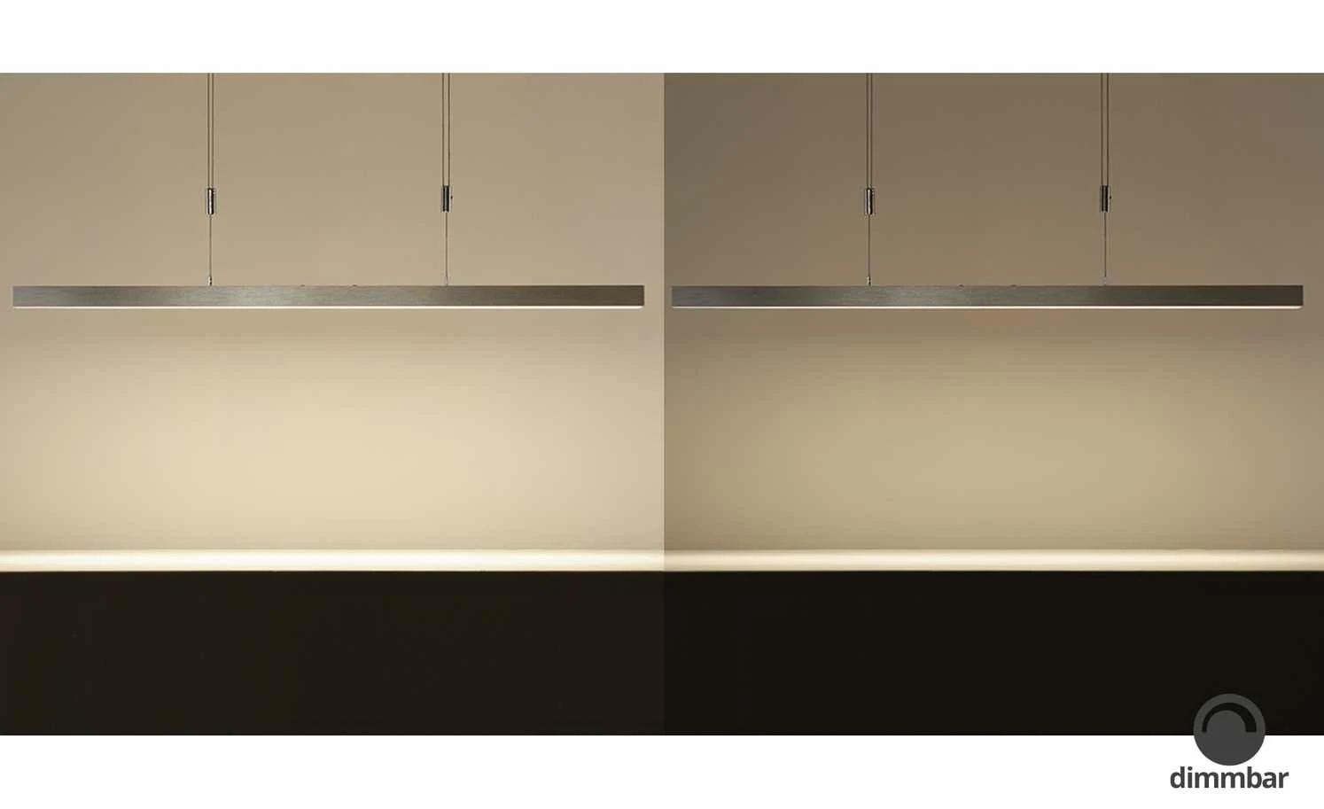 Paul Neuhaus LED-Pendelleuchte, alufarben 3 Paul Neuhaus LED-Pendelleuchte, alufarben – Bild 3