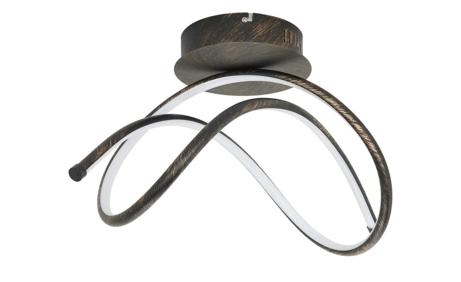 Paul Neuhaus LED-Deckenleuchte, rostfarben, geschwungen 2 Paul Neuhaus LED-Deckenleuchte, rostfarben, geschwungen – Bild 2