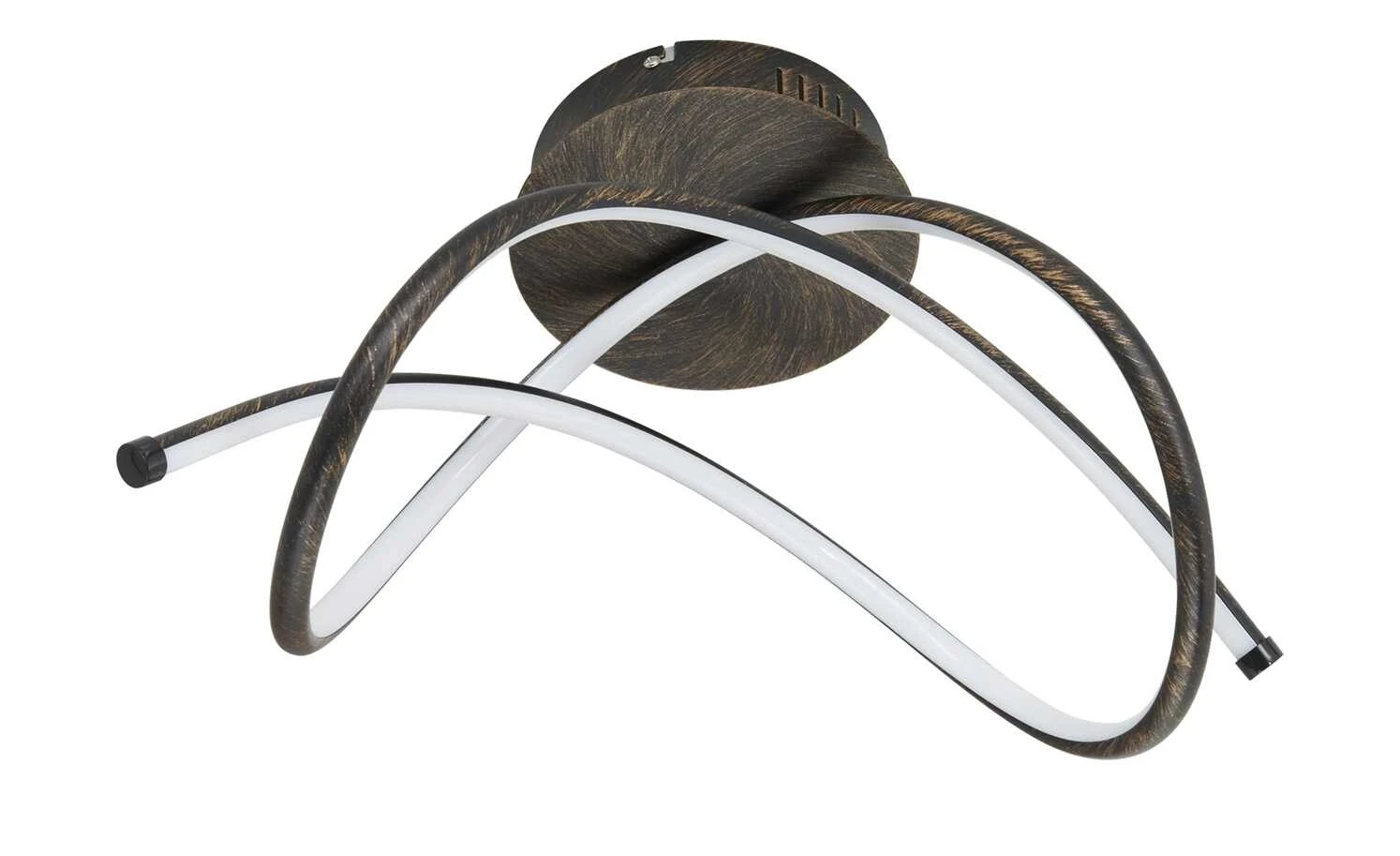 Paul Neuhaus LED-Deckenleuchte, rostfarben, geschwungen 3 Paul Neuhaus LED-Deckenleuchte, rostfarben, geschwungen – Bild 3