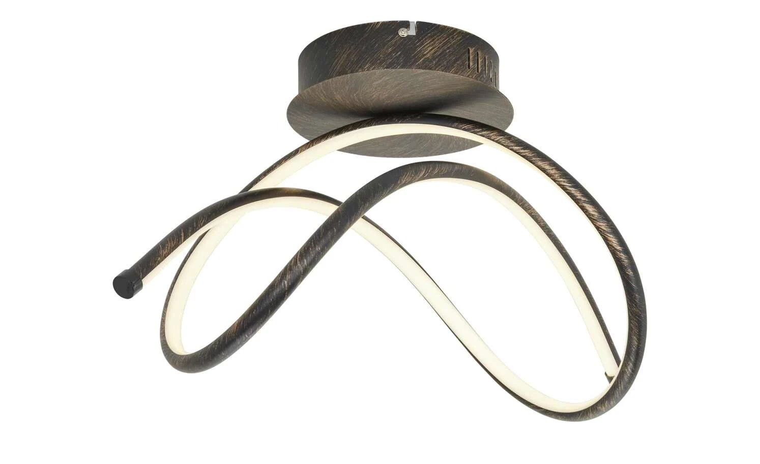 Paul Neuhaus LED-Deckenleuchte, rostfarben, geschwungen 7 Paul Neuhaus LED-Deckenleuchte, rostfarben, geschwungen – Bild 7