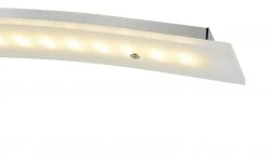 Fischer-Honsel LED-Pendelleuchte, Nickel-matt/ Glas gebogen -Innenleuchten Verkaufsladen 10689922 9 202202242232